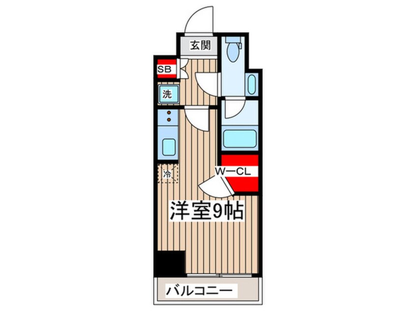間取図 ALTERNA住吉