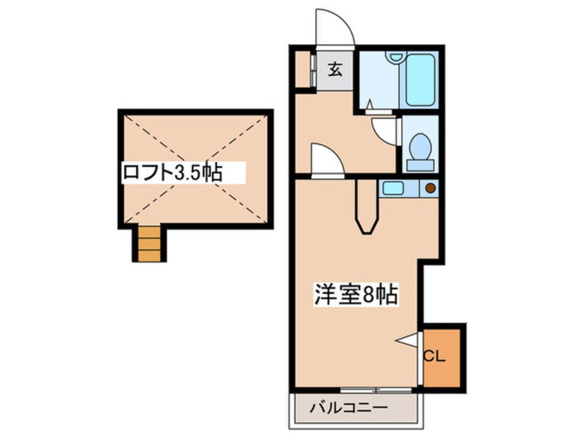 間取図 ドミ－ルＳＵＮ