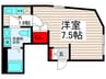 キートス 1Kの間取り