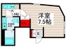 キートス 1Kの間取り
