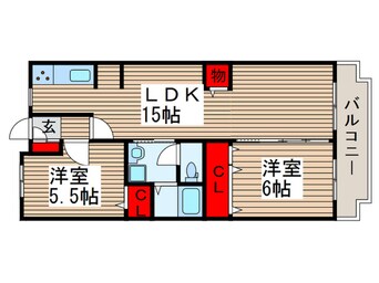 間取図 モアアメニティ南与野