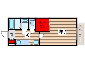 間取図 ラークハウス長沼