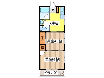 間取図 コ－ポ高橋