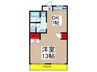 志木ア－バンハイツ 1DKの間取り