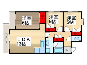 間取図 志木ア－バンハイツ