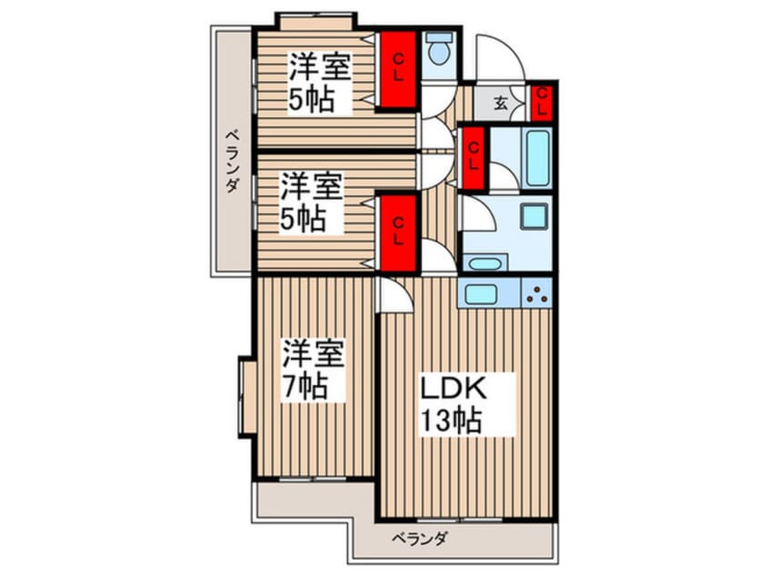 間取図 志木ア－バンハイツ