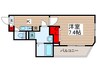 グランディ－ル門前仲町 1Kの間取り