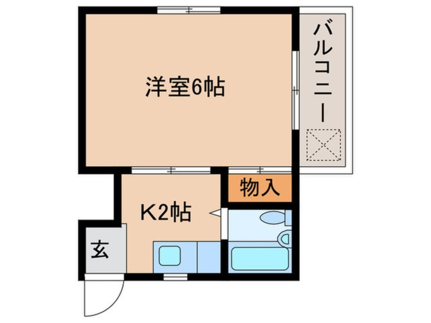 間取図 ハイム中沢