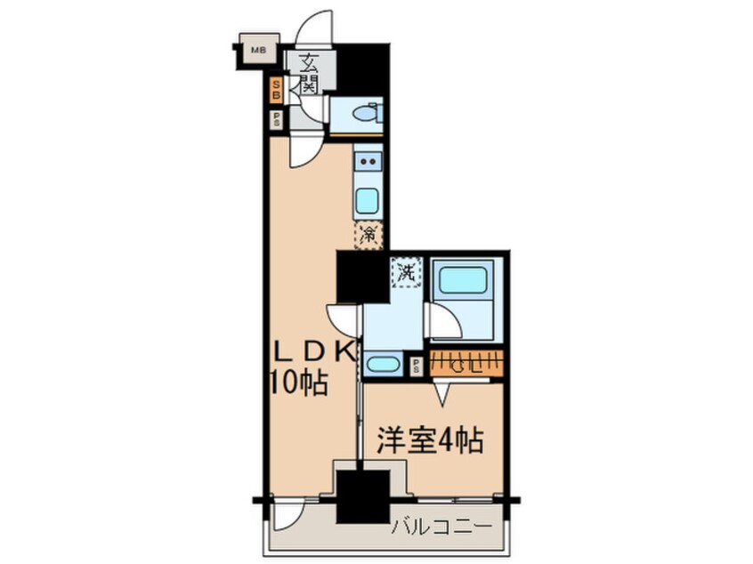 間取図 セレニティコート渋谷神泉