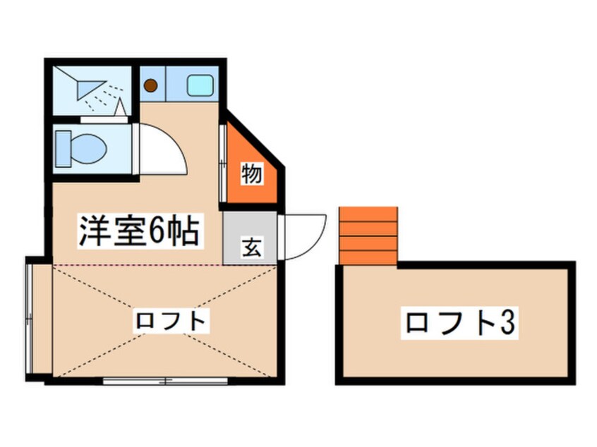 間取図 ハイツリ－向ヶ丘