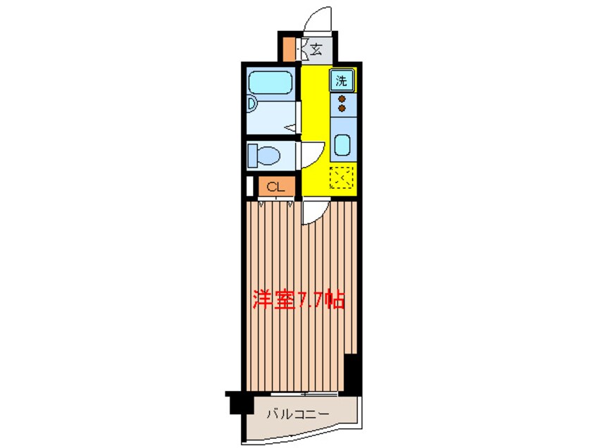間取図 ＰＲＯＵＤ　ＦＬＡＴ代々木上原
