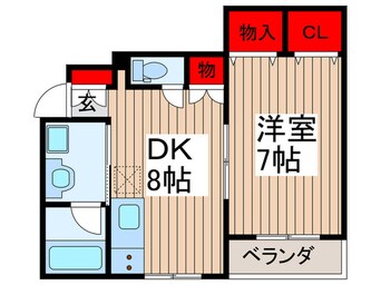 間取図 テネメントマルフク