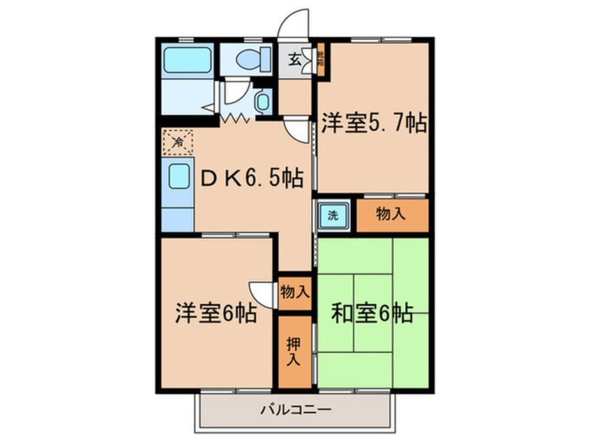 間取図 アーバンテラス