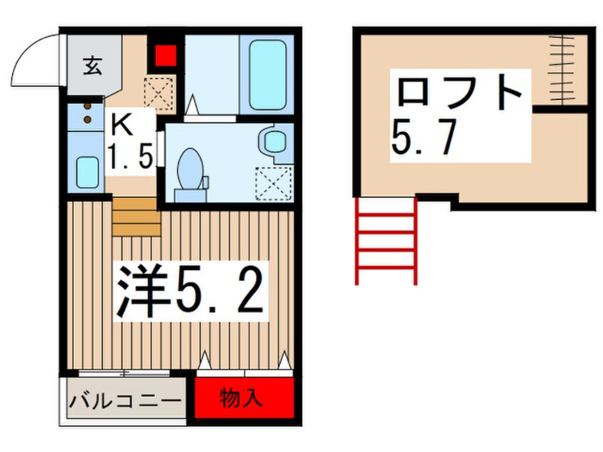 間取図 MAISON HEUREUX
