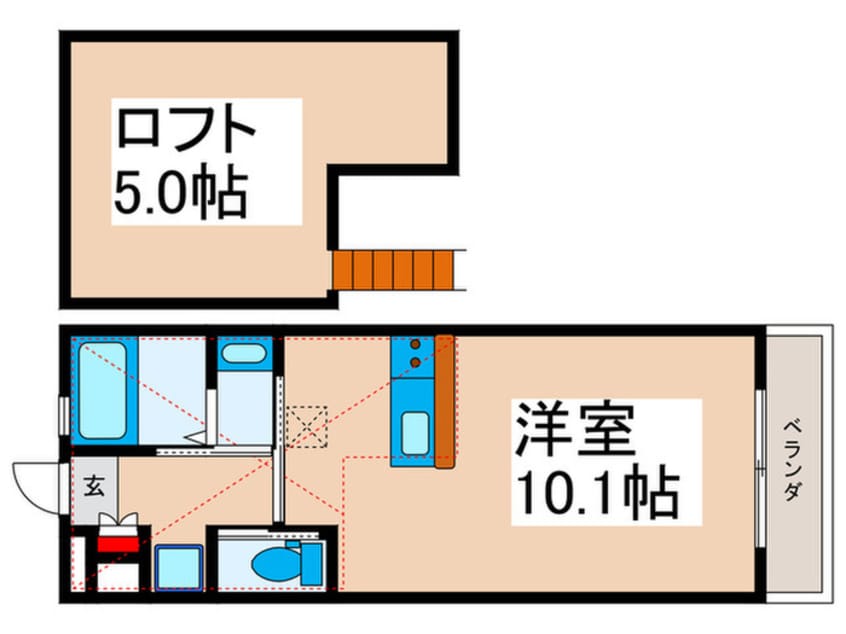 間取図 チェルシー舞浜