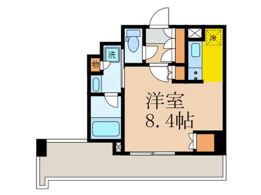 間取図 パークアクシス東陽町・親水公園