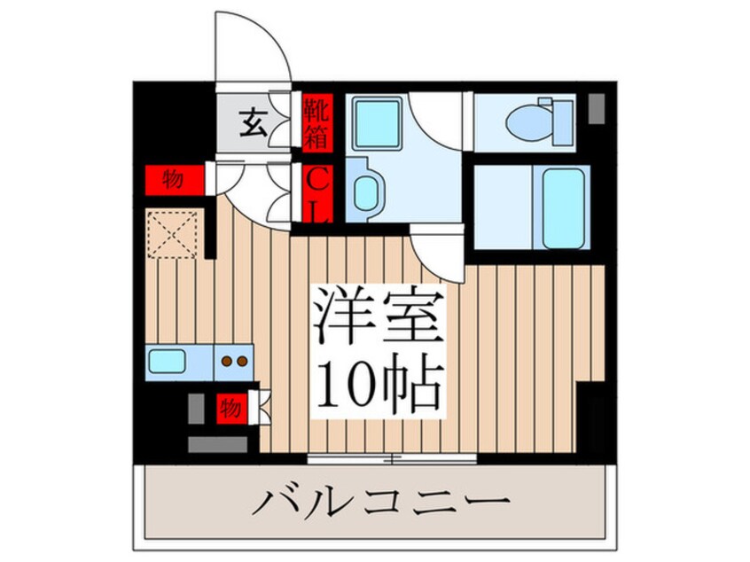 間取図 パークアクシス東陽町・親水公園