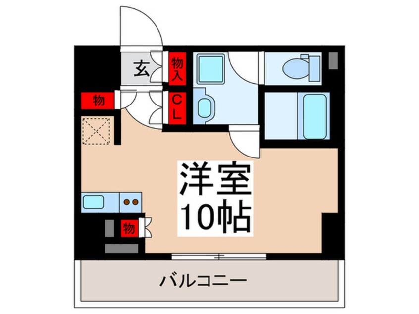 間取図 パークアクシス東陽町・親水公園