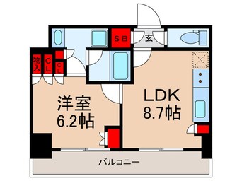 間取図 パークアクシス東陽町・親水公園