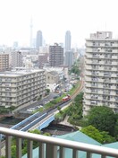 室内からの展望 パークアクシス東陽町・親水公園