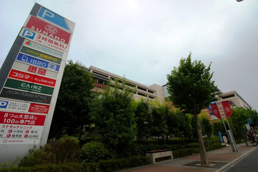 南砂町ショッピングセンターSUNAMO(スナモ)(ショッピングセンター/アウトレットモール)まで1600m パークアクシス東陽町・親水公園