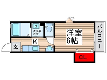 間取図 ベルコーポ８