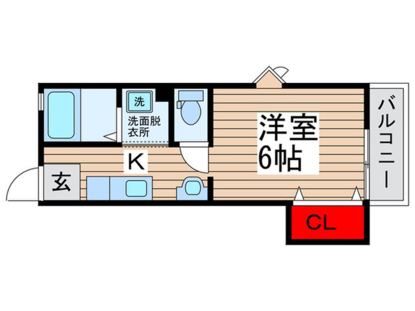 間取図 ベルコーポ８