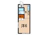 ヴィラ樋口 1Kの間取り