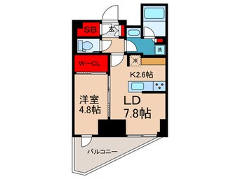 間取図 ﾊﾟｰｸﾀﾜｰ東中野ｸﾞﾗﾝﾄﾞｴｱ（303）