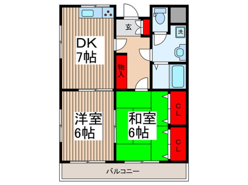 間取図 ＳＫハイツ芝新町