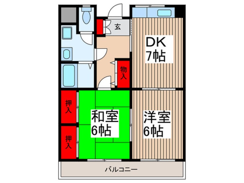 間取図 ＳＫハイツ芝新町