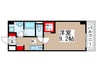 Green Hill Residence 1Kの間取り