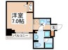 ラフィスタ金町 1Kの間取り