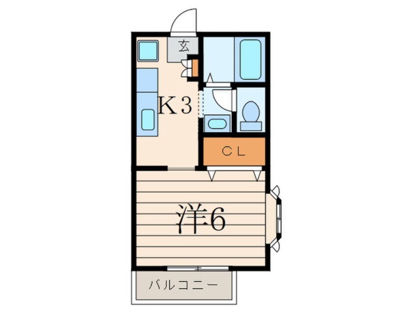 間取図 ブロッサム姿見