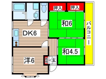 間取図 田中ハイツ