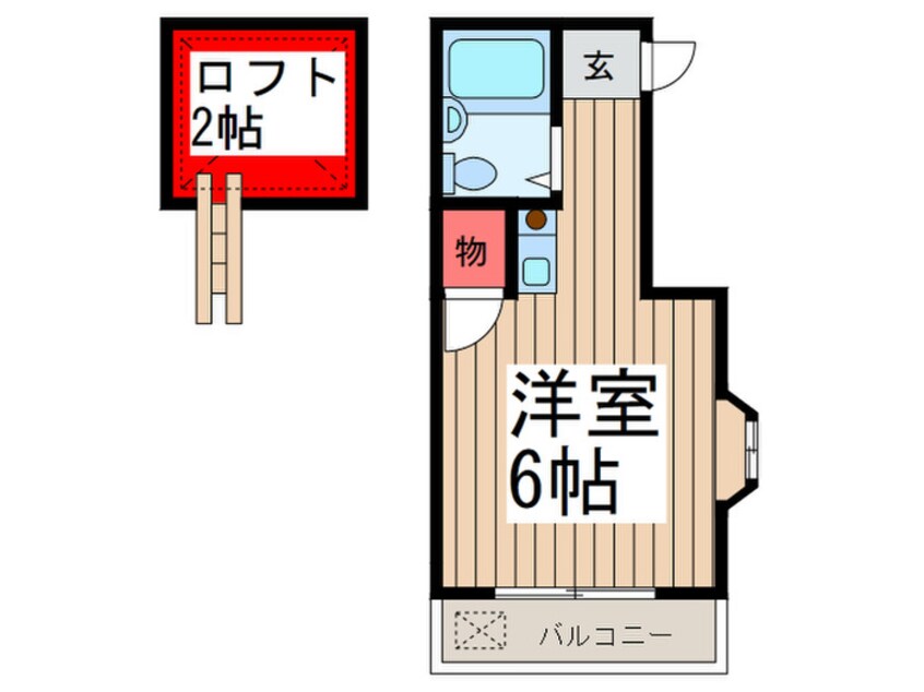 間取図 ハイツ中川