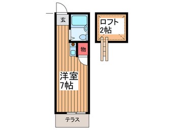 間取図 ハイツ中川