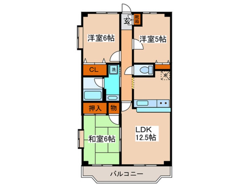 間取図 グランシャリオ