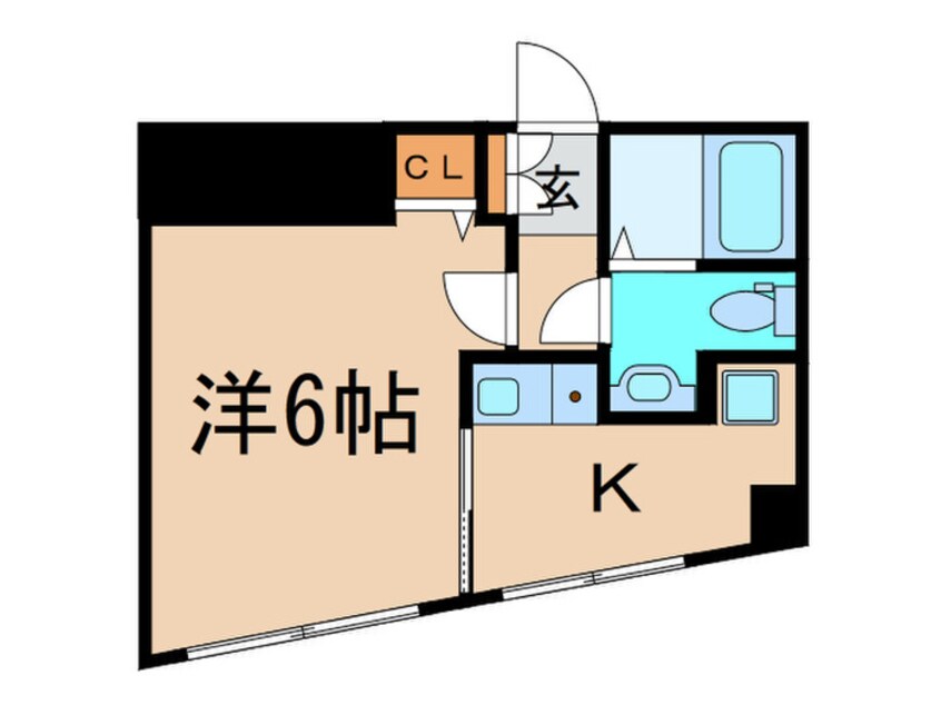 間取図 サンドエル松原（207）