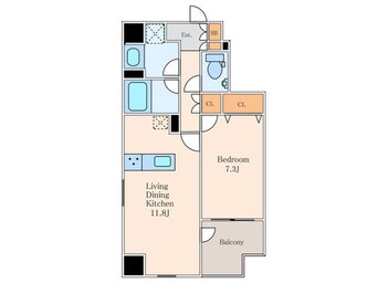 間取図 レジディア東麻布