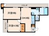 リファレンス元住吉 2DKの間取り