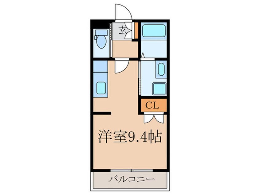 間取図 コーポかみさぎ