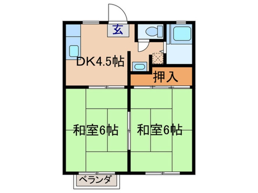 間取図 サンハイツ