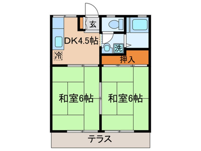 間取図 サンハイツ