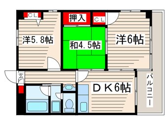 間取図 ＴＯＭＩＫＵＲＡ　Ⅰ