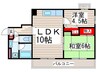 ＴＯＭＩＫＵＲＡ　Ⅰ 2LDKの間取り