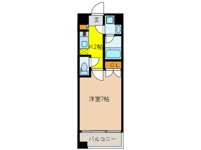間取図 ＫＤＸレジデンス神楽坂