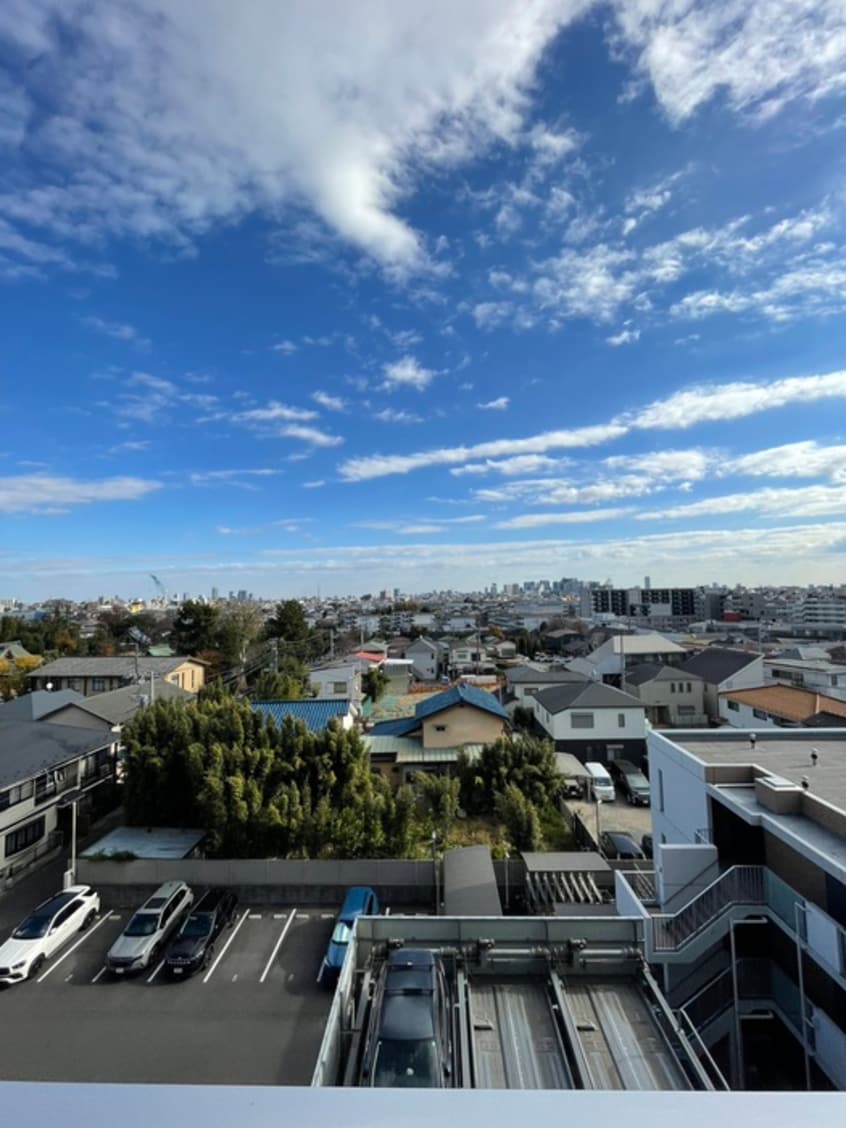 室内からの展望 エミリブ鷺ノ宮