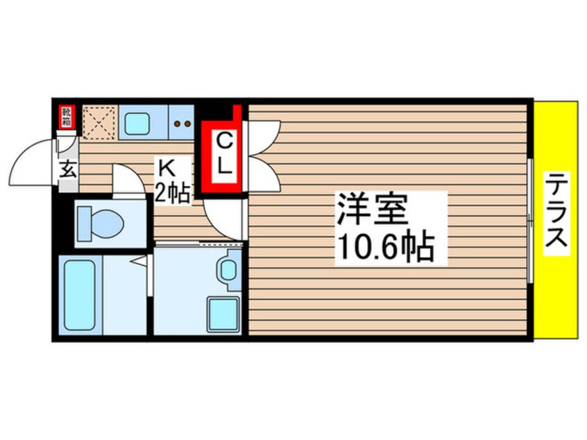 間取図 Amour エフ1番館