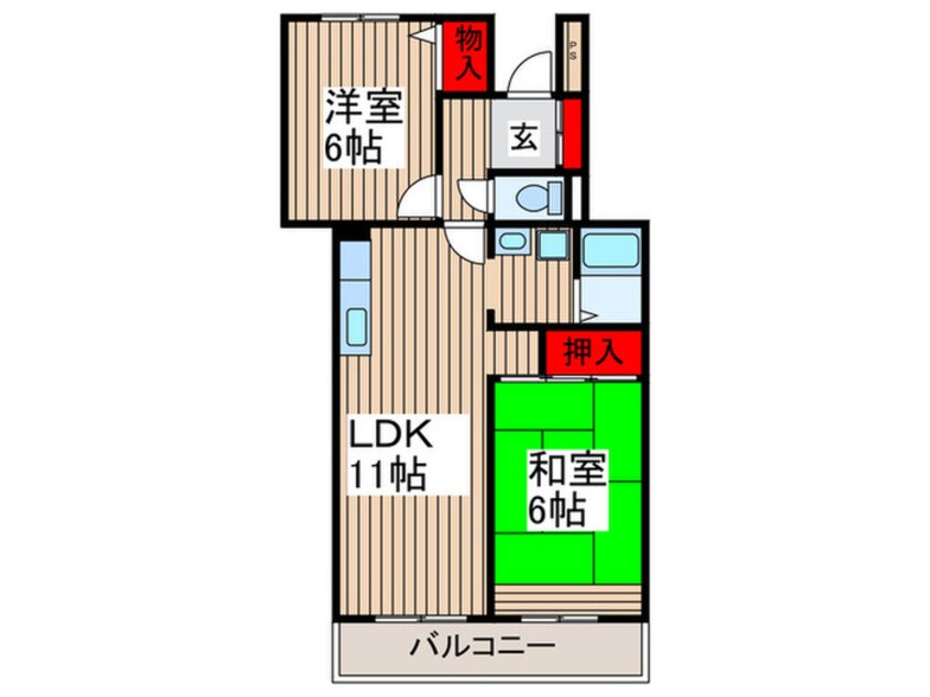 間取図 グランドゥール蕨NAGAI